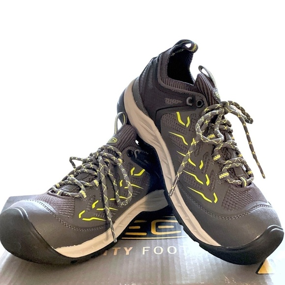 NWT KEEN Utility Flint II Sport Work Boots Carbon Fiber Toe Athletic Gray Black - Picture 8 of 14